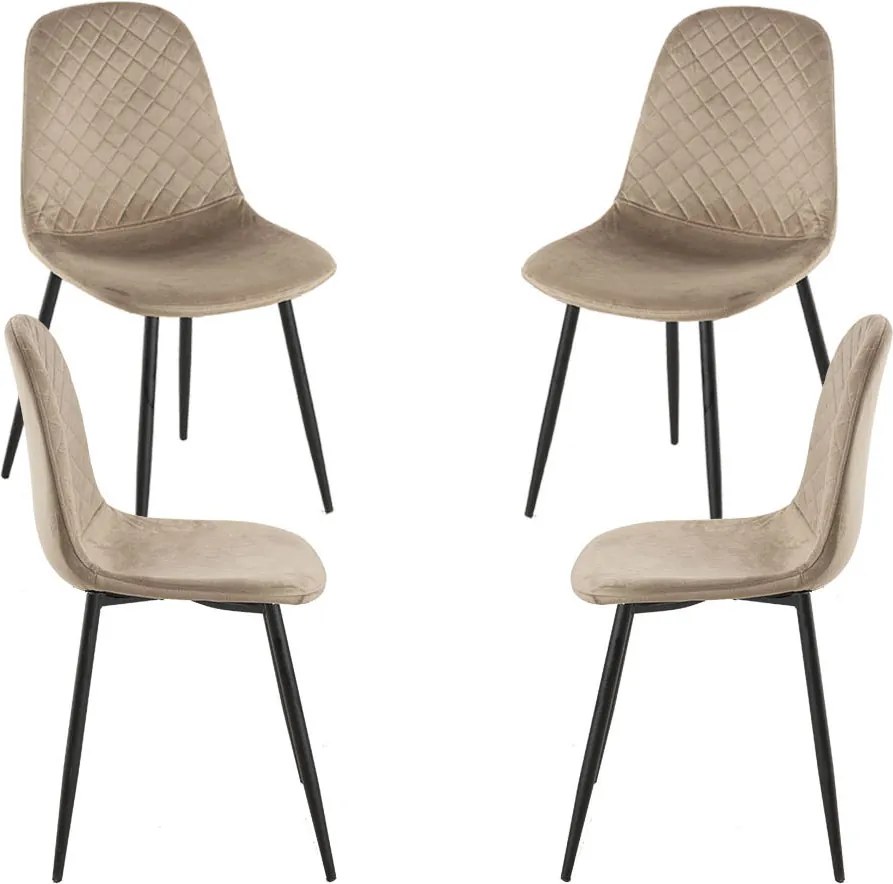 Set 4 Boide Stoelen