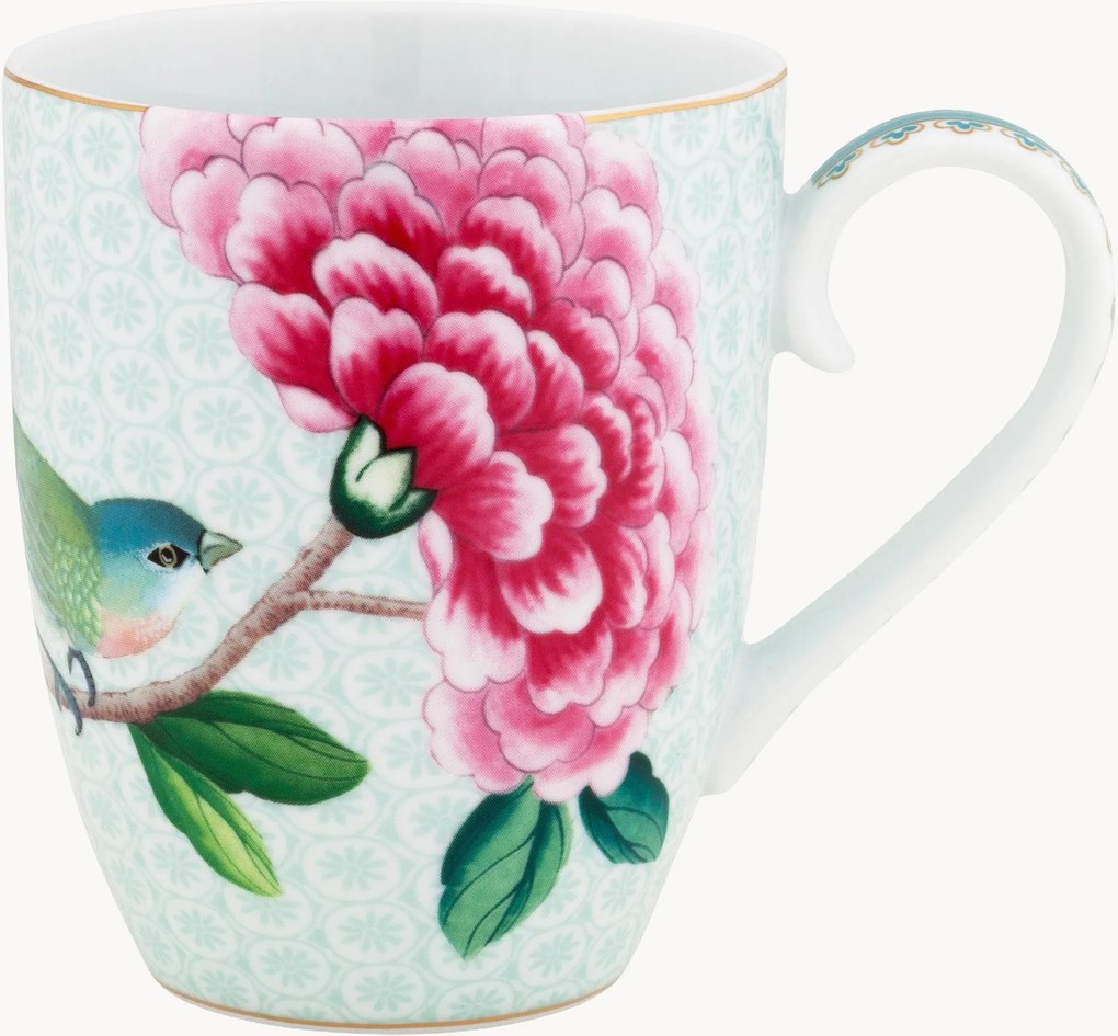 Porseleinen beker Blushing Birds