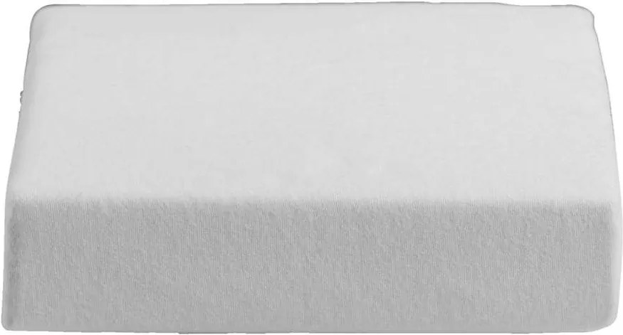 Waterdichte molton topdekmatras - wit - 90x220 cm - Leen Bakker