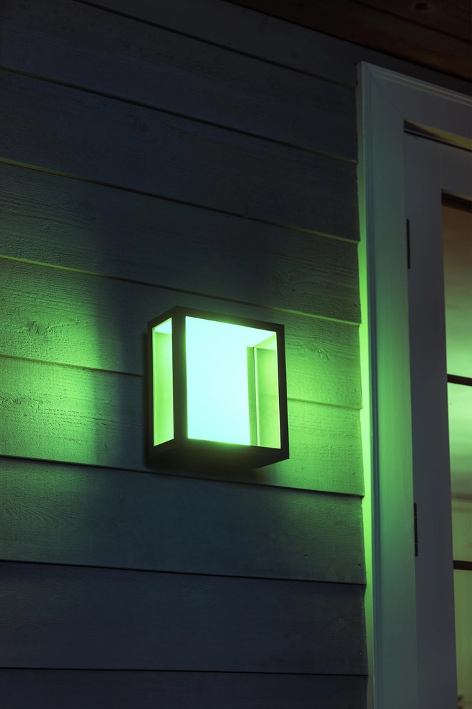 Philips Hue Impress Outdoor Wandlamp Zwart