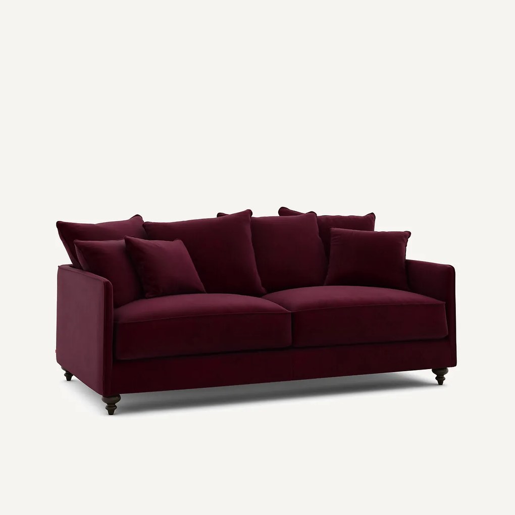 Omvormbare 3-zits fluwelen zetel, Lazare