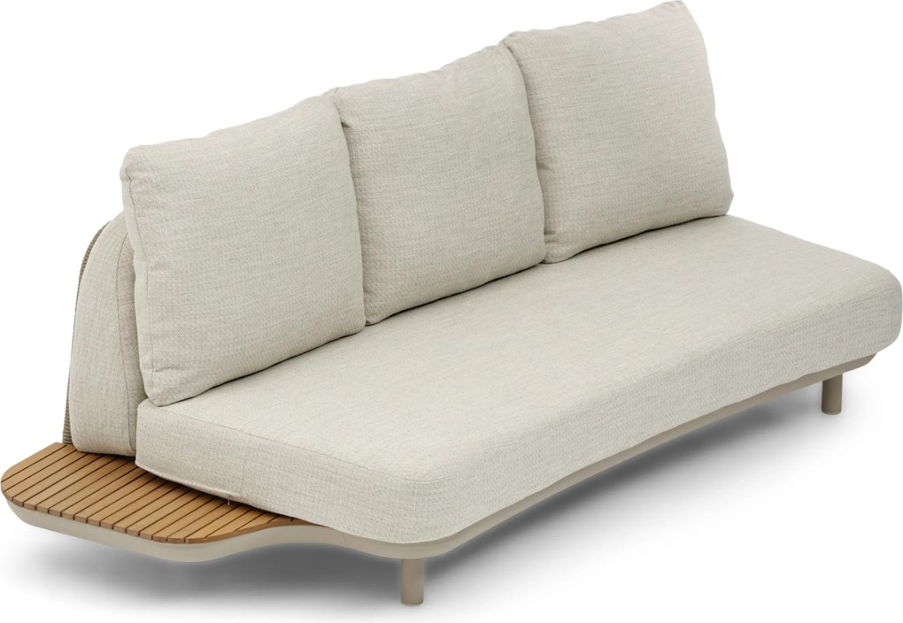 Hoek loungeset 5 personen Outdoor textiel Zand/Beige Coco Dunea