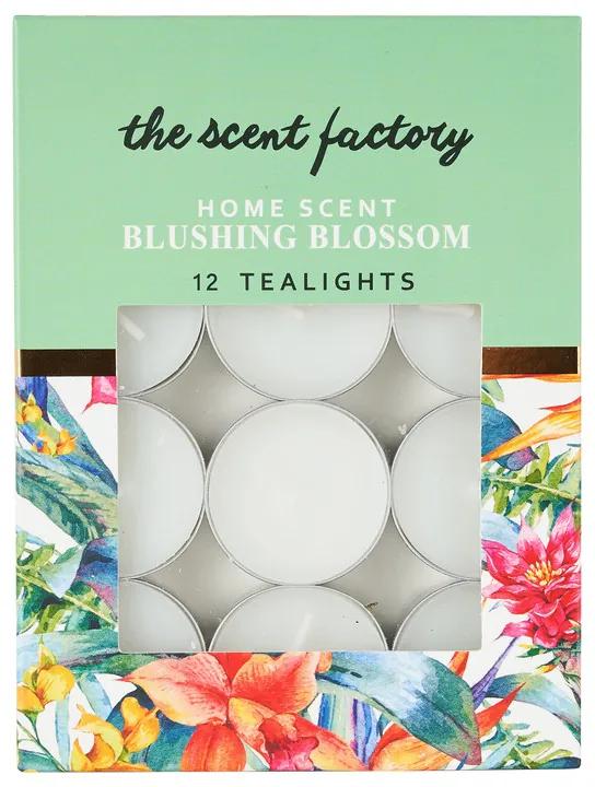 Home scent theelicht met geur - Blushing Blossom - set van 12