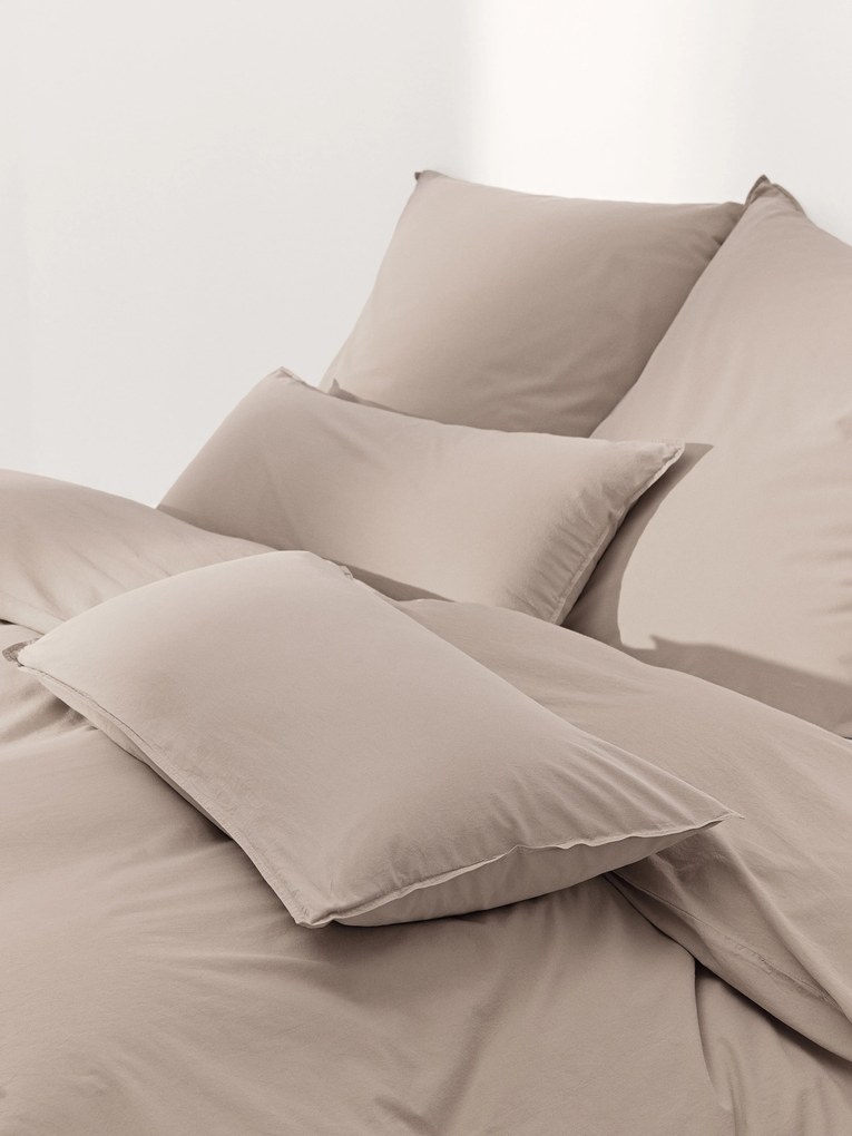 Dekbedovertrek van gewassen perkalkatoen Debbie