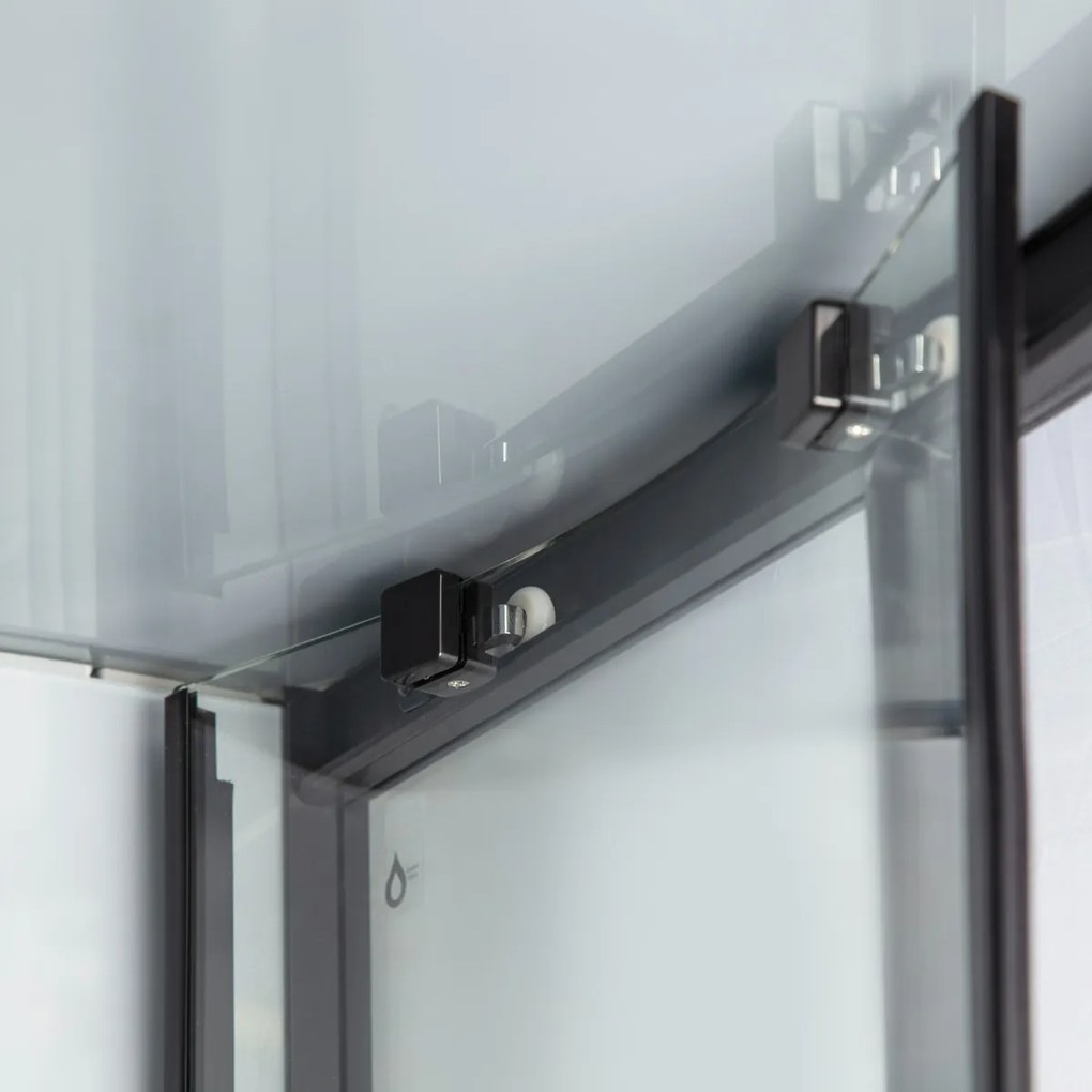 Kerra Orion complete douchecabine met massagejets zwart