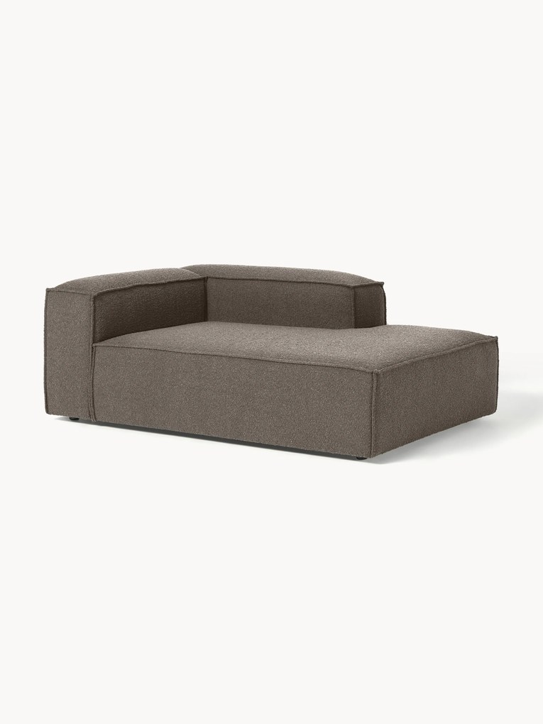 Bouclé hoekbankmodule Lennon