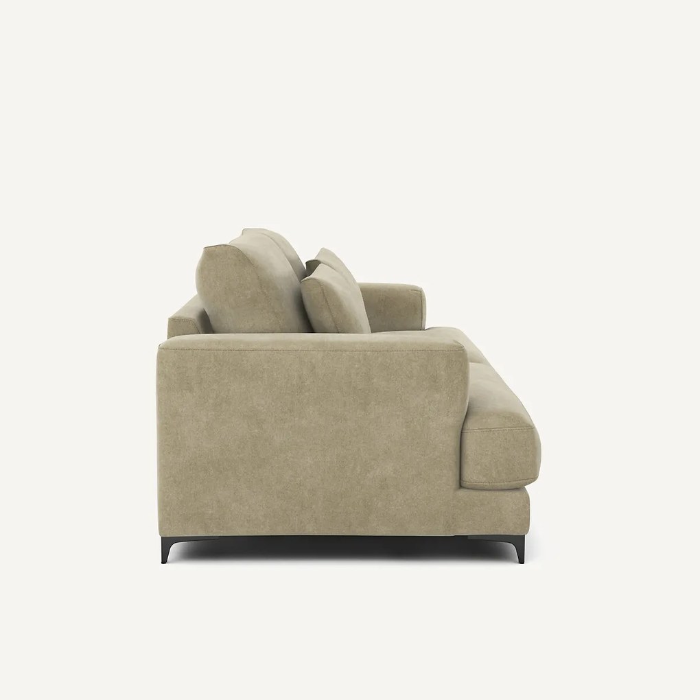 3-zits slaapbank van stonewashed fluweel, Marsile
