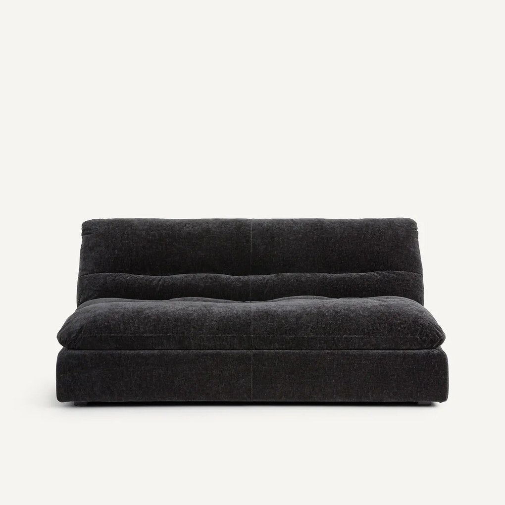 Modulaire 3-zits bank in chenille fluweel, Giuliano