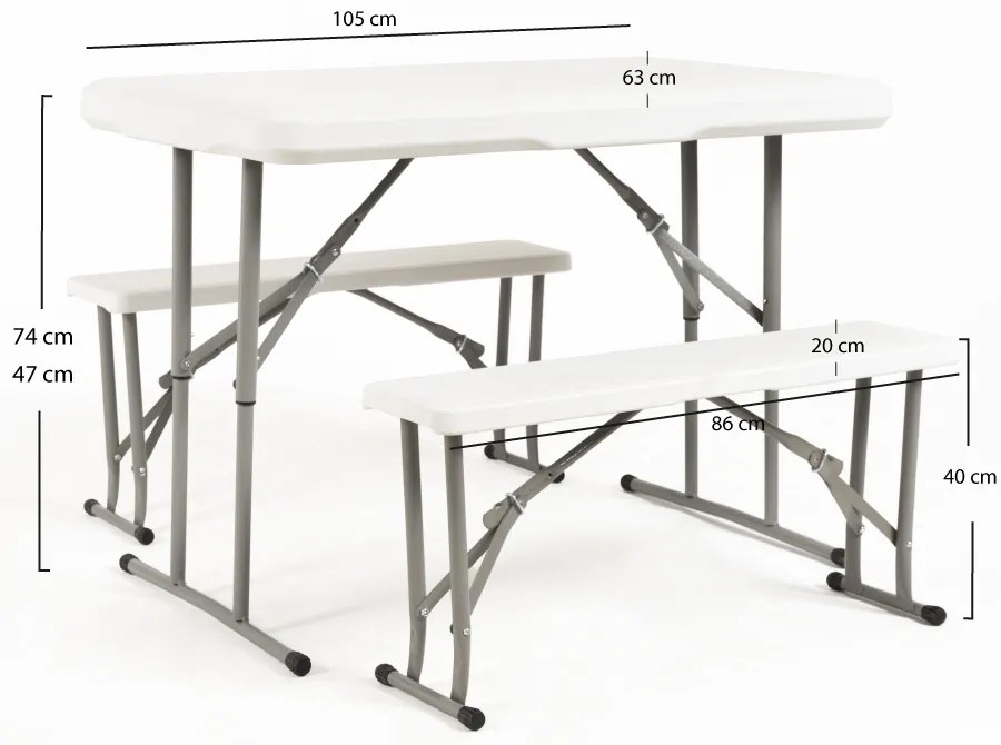 Set Resin Tafel + Bank