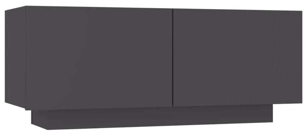 vidaXL Tv-meubel 100x35x40 cm spaanplaat grijs
