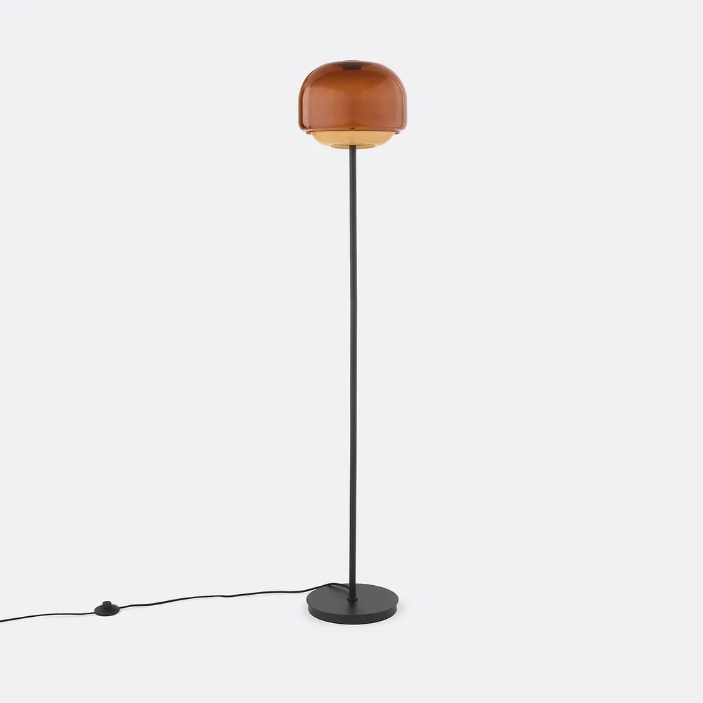 Vloerlamp van gekleurd glas, KINOKO