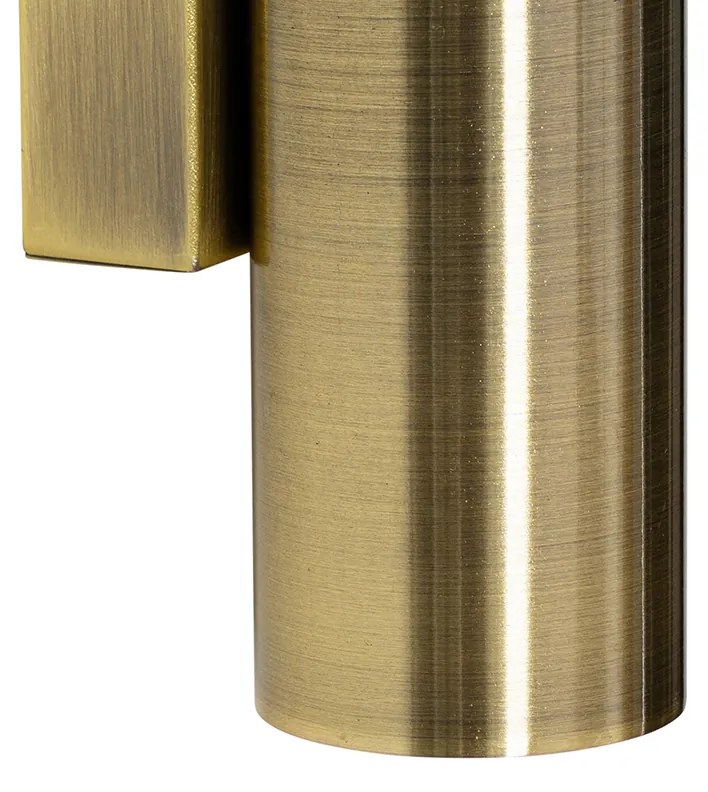 Moderne wandlamp brons 2-lichts - Jeana Modern GU10 cilinder / rond Binnenverlichting Lamp