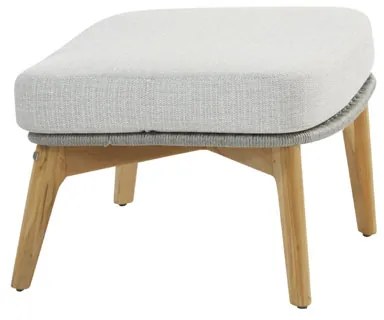 4 Seasons Outdoor Ancora loungeset teak Silver grey SALE Loungeset houtkleur weerbestendig