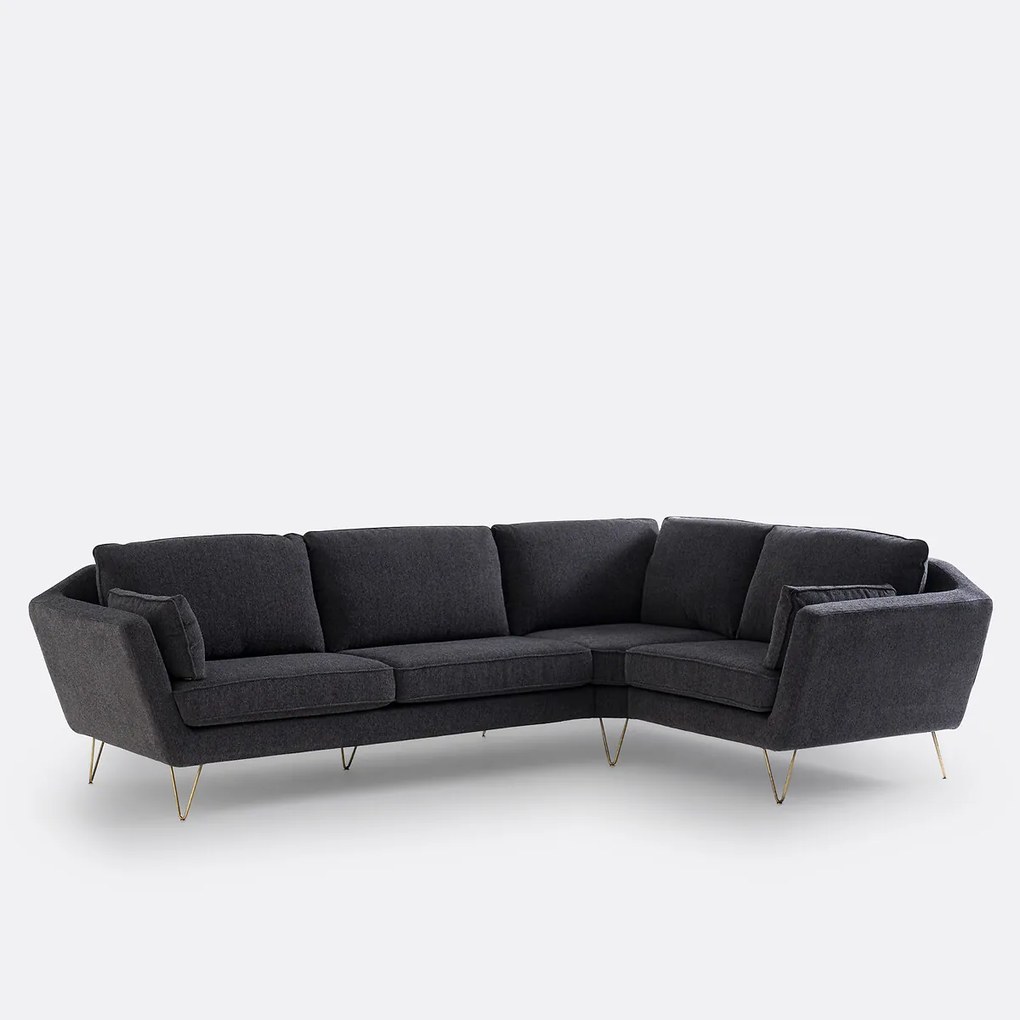 XL hoekbank in polyester, Topim