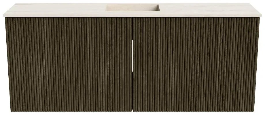 Mondiaz Joya DLux 100cm toiletmeubel shadow met wastafel faye midden zonder kraangat meli