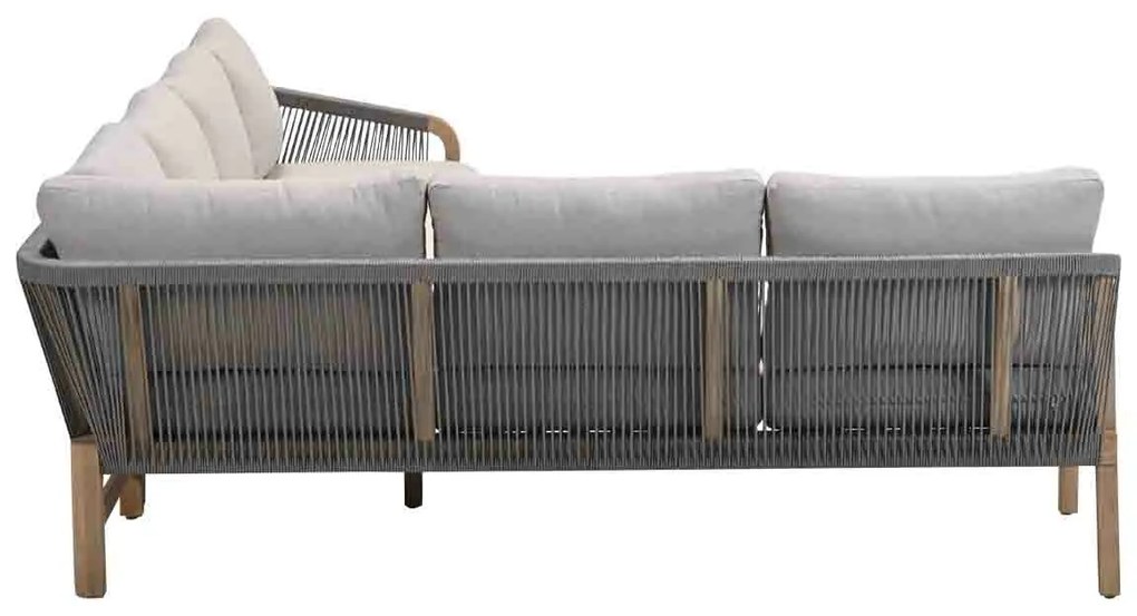 Garden Impressions Alora lounge dining set 2-delig links - grey sand