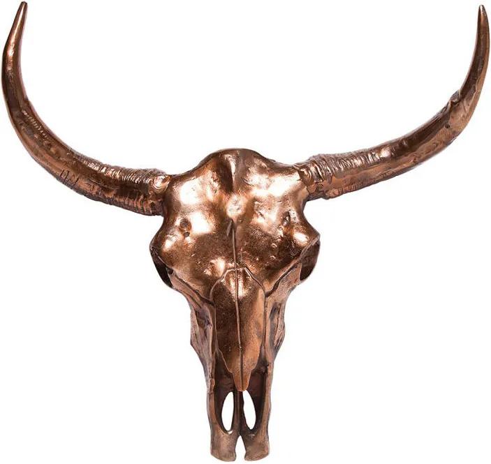Kare Design Skull Copper Koperen Schedel Groot