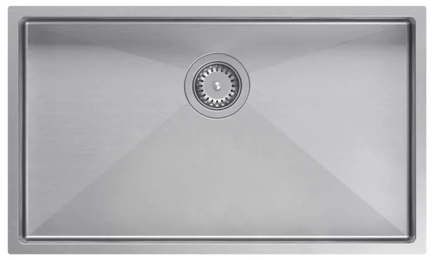 Stalen spoelbak ANTHONY 80 BRUSH NICKEL