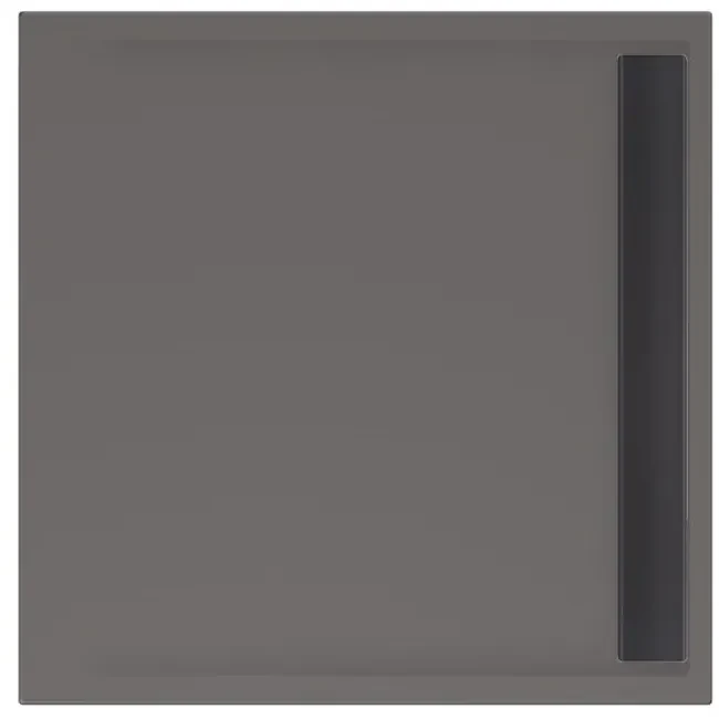 Xenz Easy-Tray douchebak 100x100x5cm antraciet