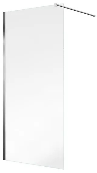 Saniclass Bellini Inloopdouche - 140x200cm - helder glas - chroom WR140-C/C