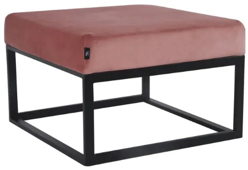 House of Rebels Poef - Hocker - Charl - Velvet - Roze - 60cm - House of Rebels