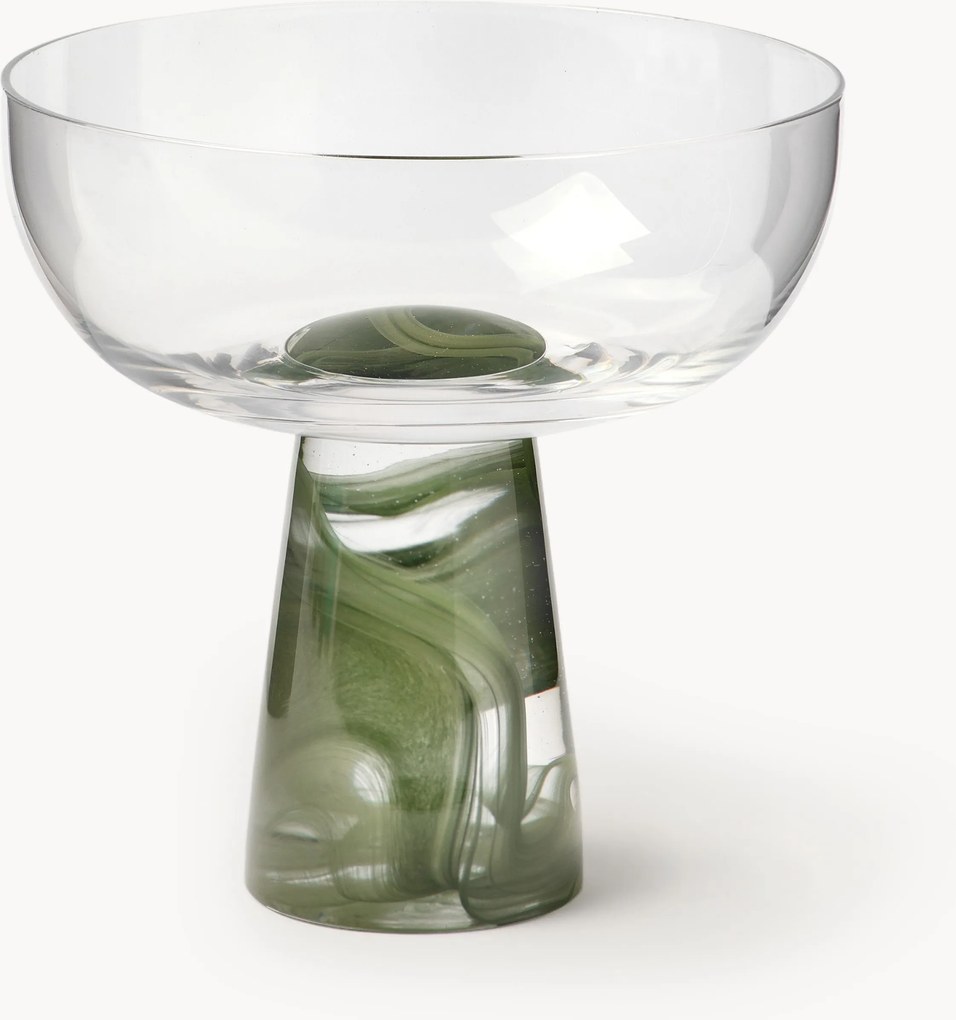 Mondgeblazen champagneglazen Nebia, 4-delig