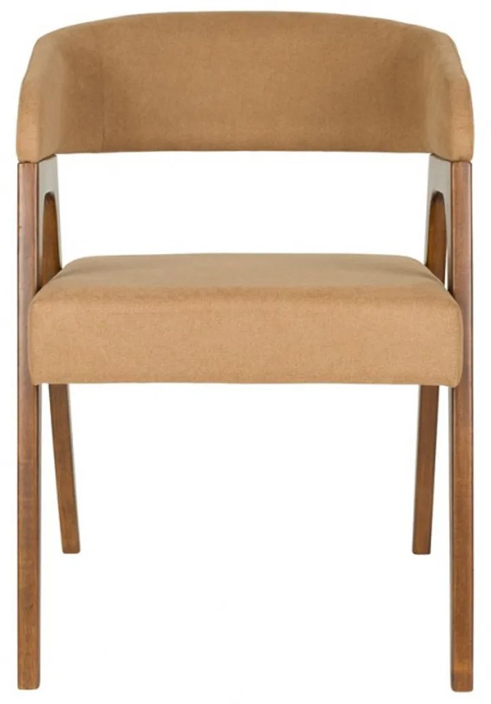 Dutchbone Adamello Vintage Eetkamerstoel Walnoot Beige