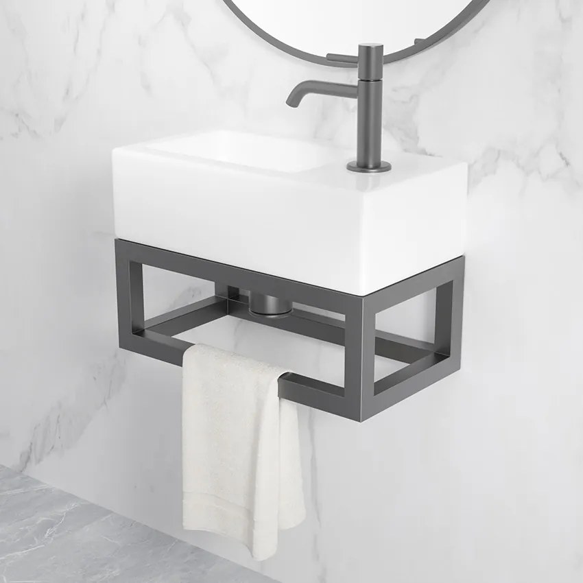 Mueller Ferro frame voor fontein 40x22cm gunmetal