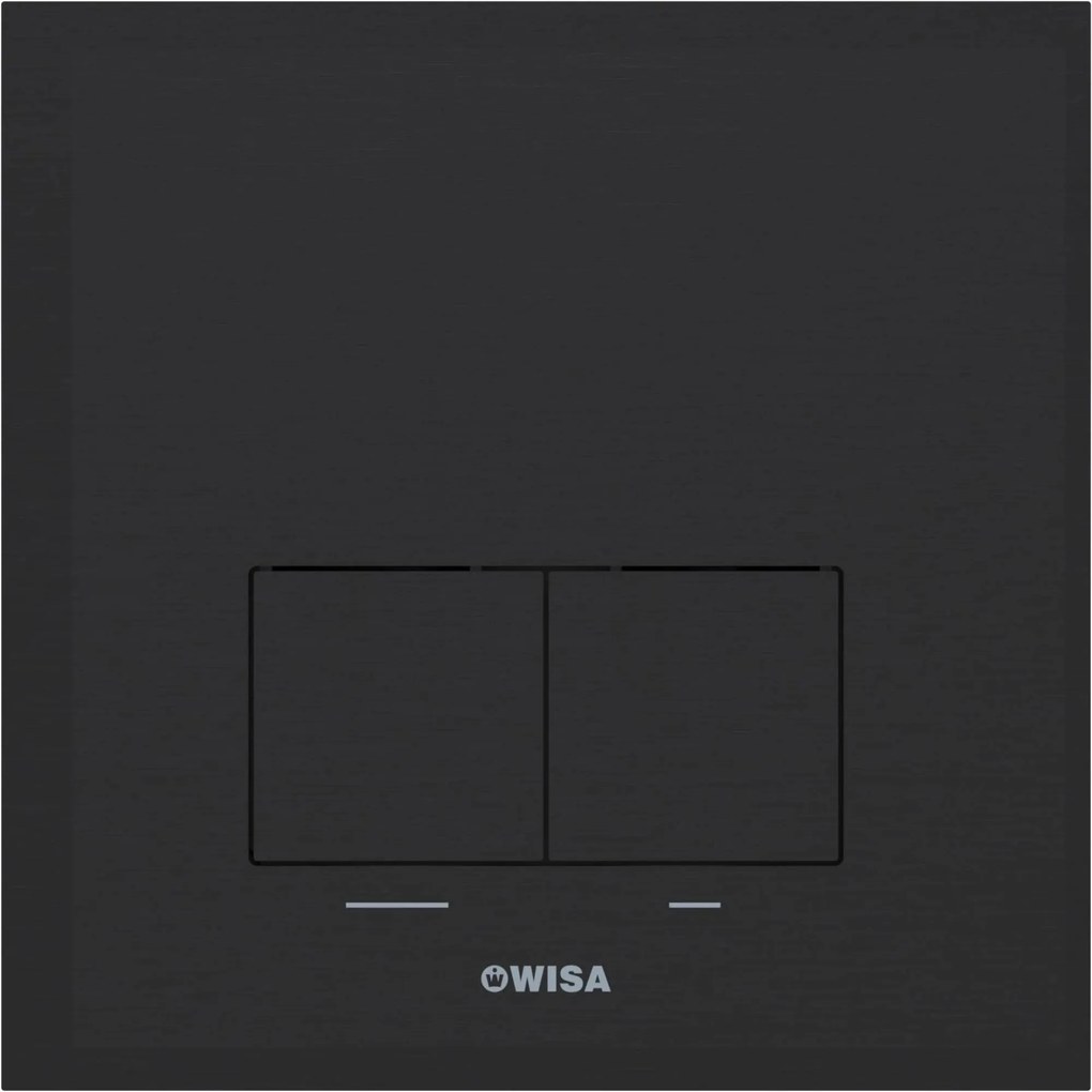 Wisa Delos bedieningspaneel aluminium mat zwart tbv Wisa XF/XS