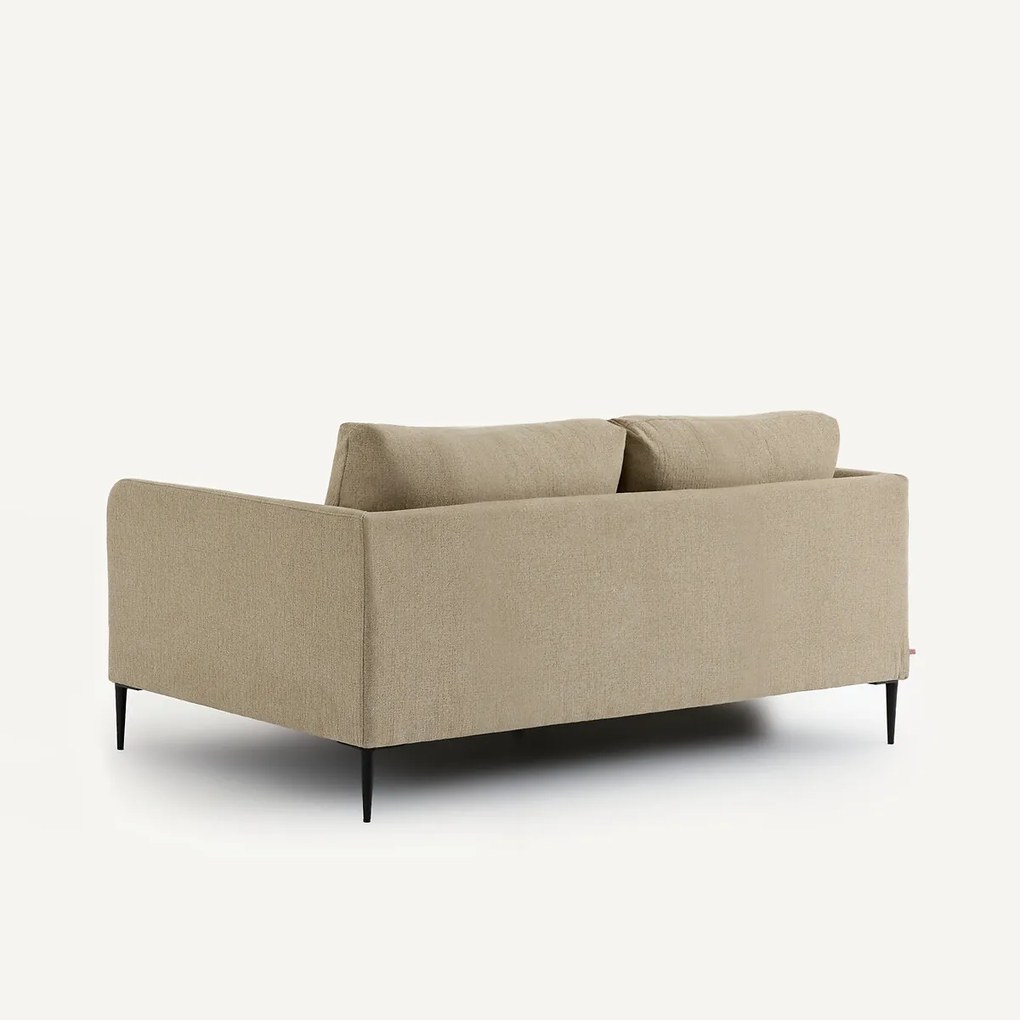 Compacte zitbank in gerecycled chenille, OSCAR, ontwerp door Emmanuel Gallina