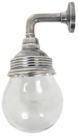 Messing Wandlamp Vasco Antiek Zilver