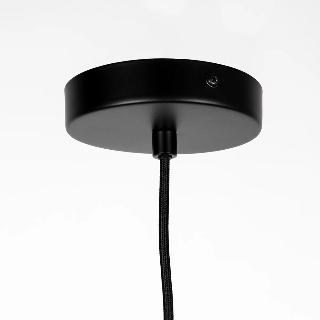 Zuiver Balance M Ronde Hanglamp Zwart Rotan 45 Cm