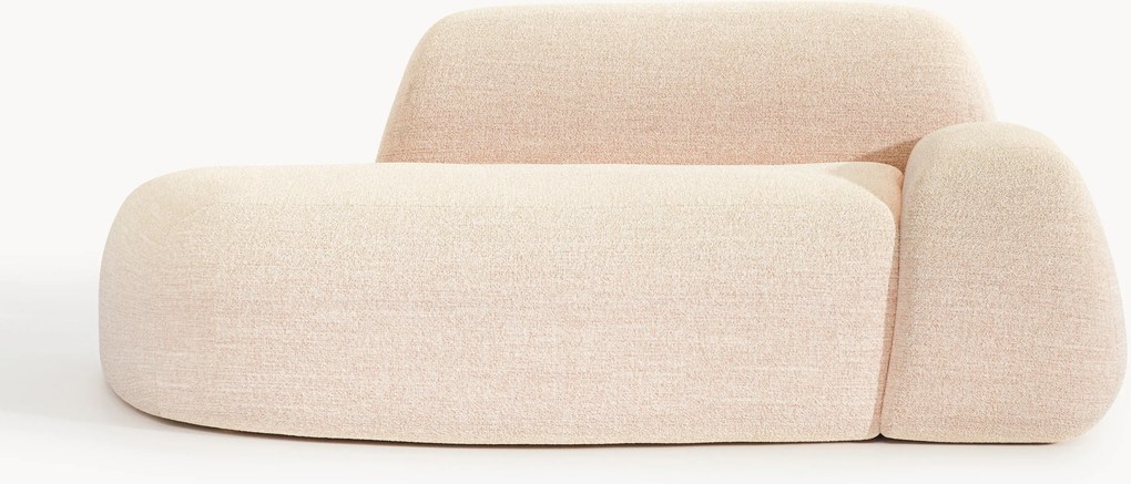 Bouclé bank Wolke (2-zits) met chaise longue