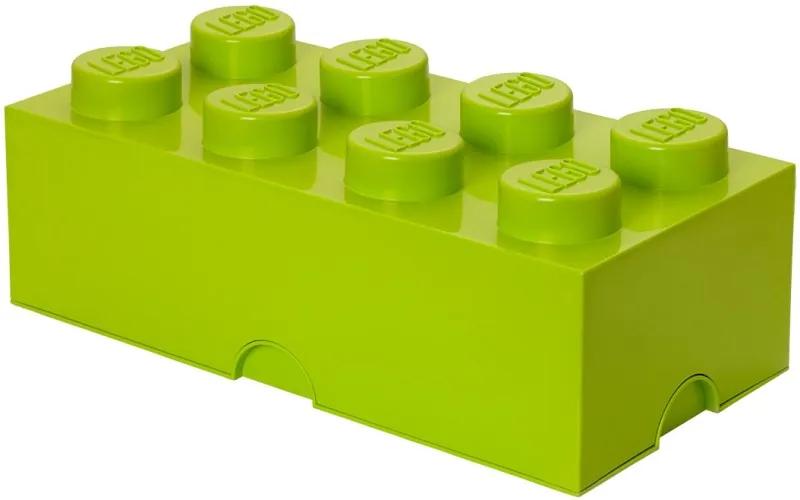 LEGO Opbergbox: Brick 8 (12 ltr) - lime groen