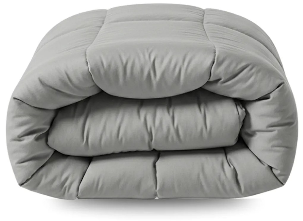 Zelesta Wonderbed Katoen Morning Grey - Dekbed zonder overtrek – Bij Swiss Sense