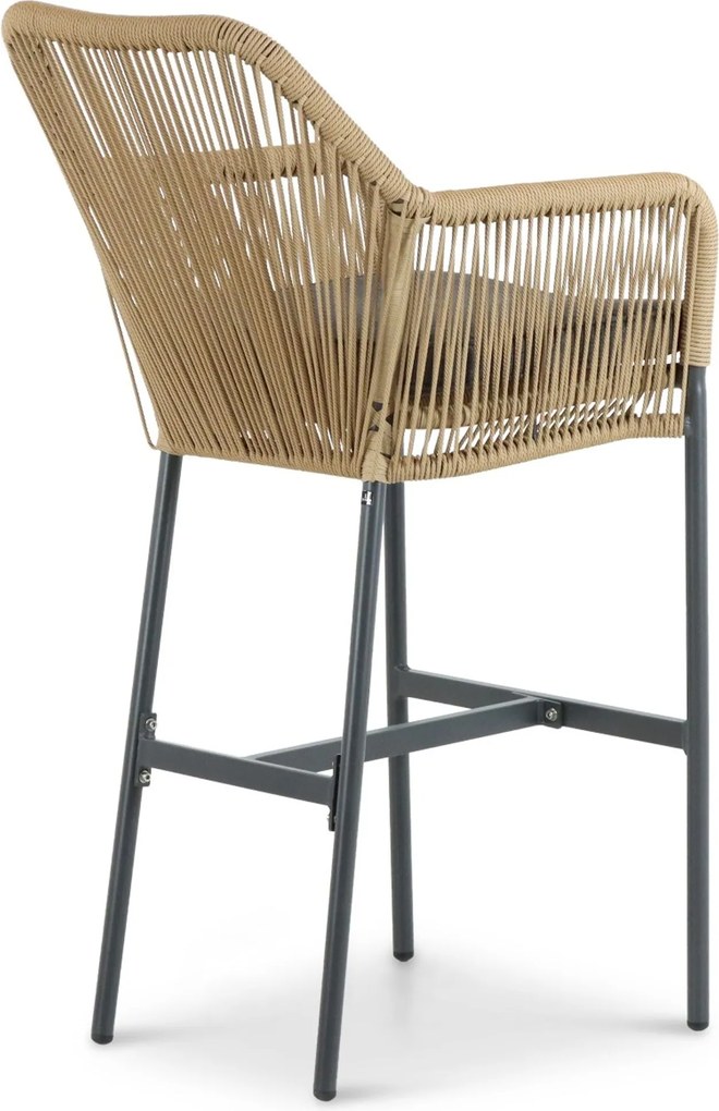 Barset 4 personen 150 cm Rope Taupe De Laan Projects