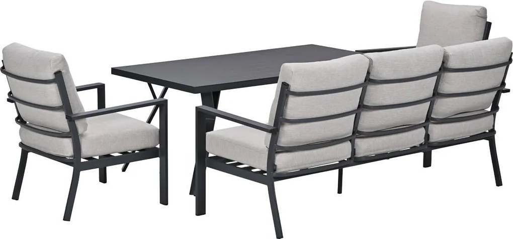 Garden Impressions Senja lounge dining set 4-delig - sandstone