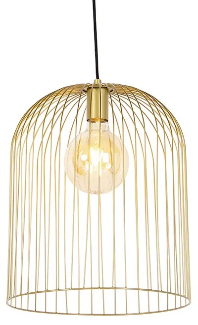 Design hanglamp goud - Wire Knock