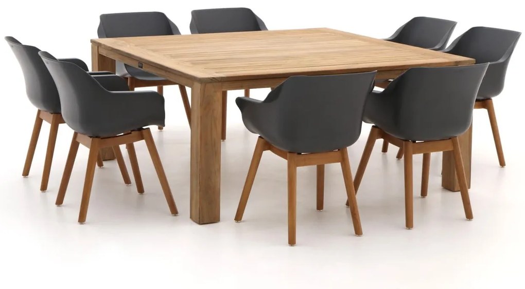 Diningset Hartman  | 8 personen | Tuinset teakhout | 9-delig | Kees Smit Tuinmeubelen