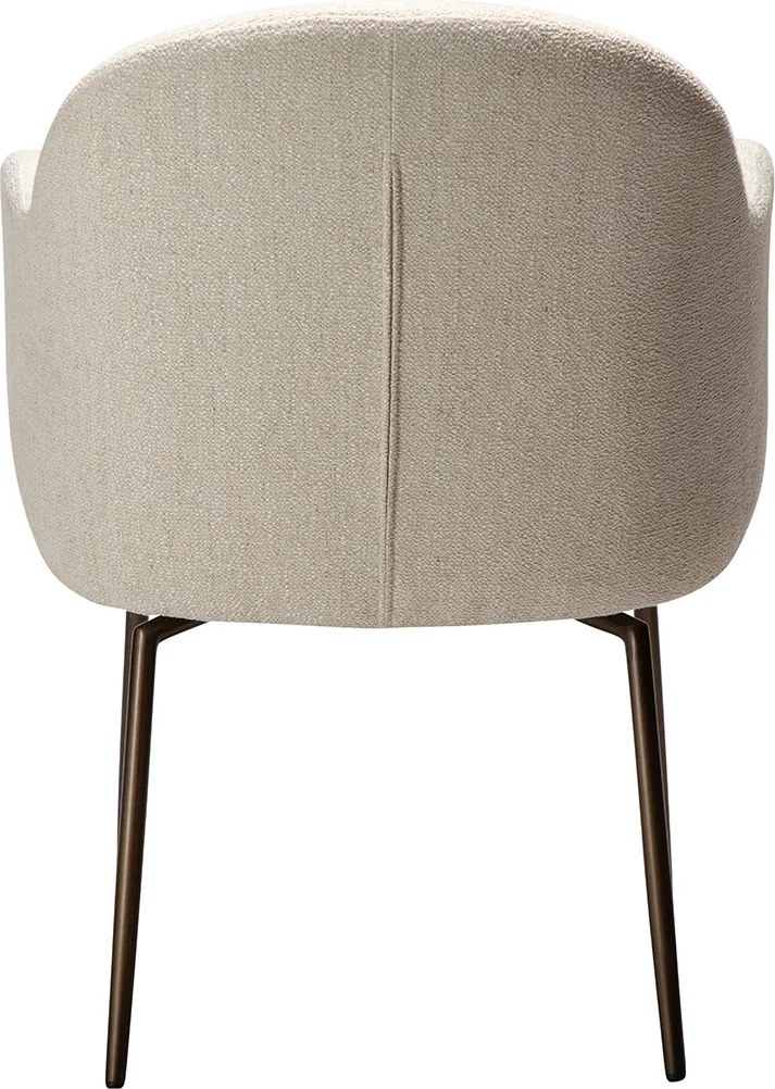 Dan-Form Bae Swivel Beige Boucle Eetkamerstoel Draaibaar