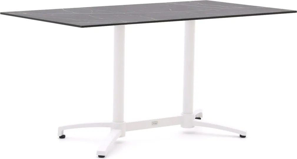 Inklapbare tafel Bellagio  | Vierkant  | Tuintafel Kunststof | 140x80cm | 4 personen | Kees Smit Tuinmeubelen