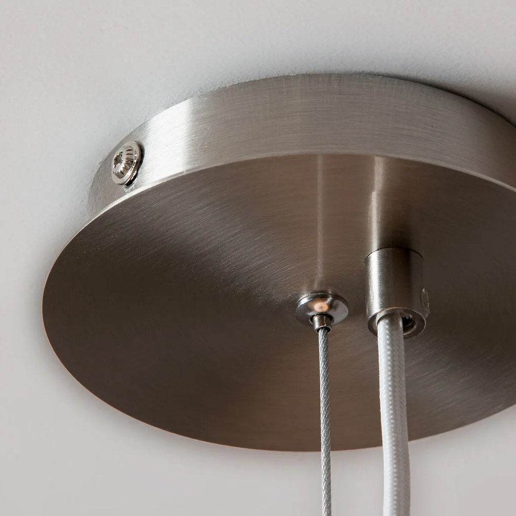 Hanglamp in matglas, ovale vorm, Raeyes