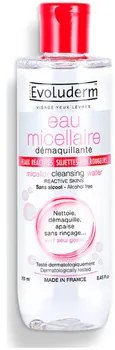 Make-up remover &amp; Gezichtsreiniger  Evoluderm  Micellair Reinigingswater Reactieve Huid, Gevoelig voor