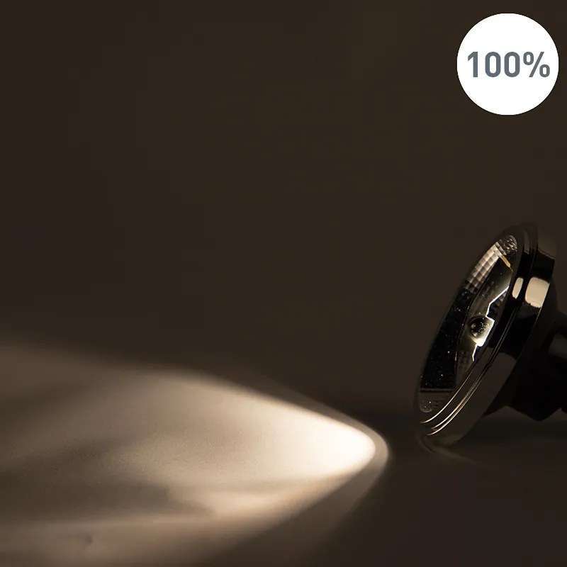 Set van 5 LED lampen AR111 GU10 11W 2000K-3000K dim to warm