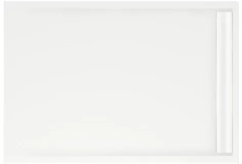 Xenz Easy Tray douchevloer - 120x100x5cm - acryl - zonder gootcover - wit 6951-01