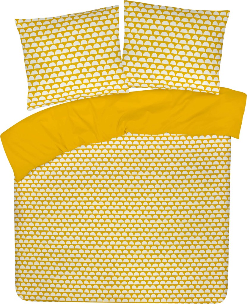 Dekbedovertrek My Design - 100% katoen - 200x200 -  halve cirkel