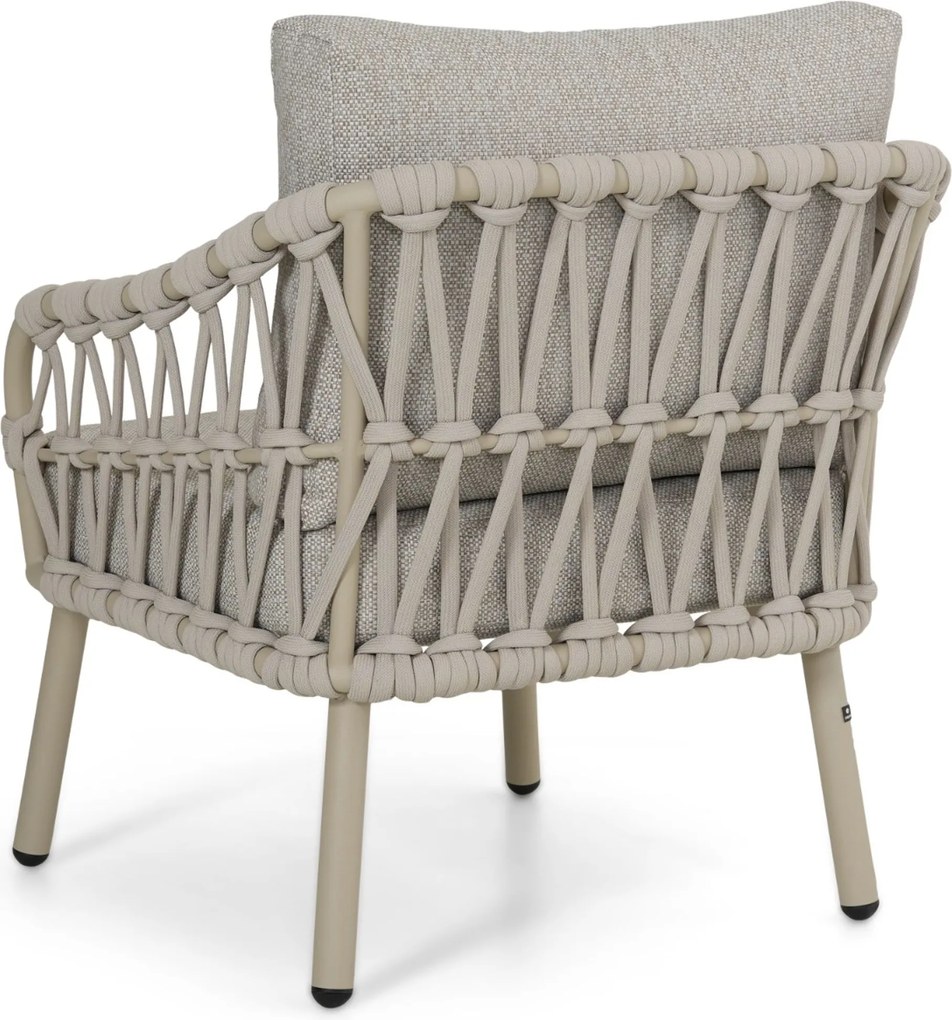 Stoel en Bank Loungeset 4 personen Rope Zand/Beige Coco Serra