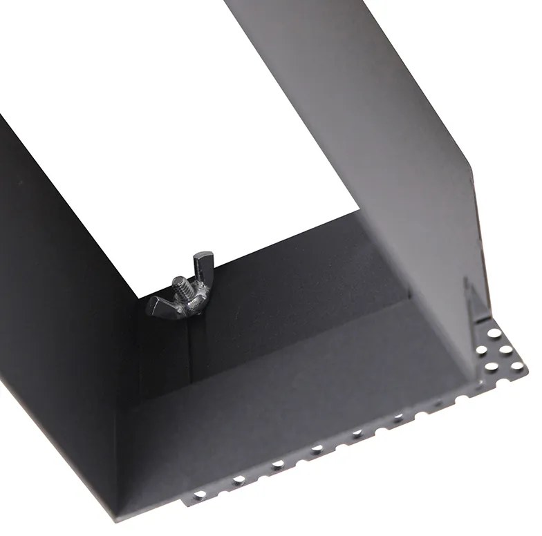 Inbouwspot zwart draai- en kantelbaar Trimless 2-lichts - Oneon Honey