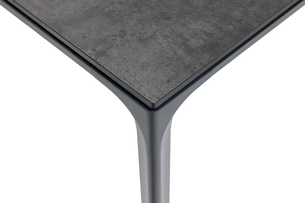 Tuinset 4 personen 180 cm Aluminium/textileen Grijs Lifestyle Garden Furniture Rome/Cesar