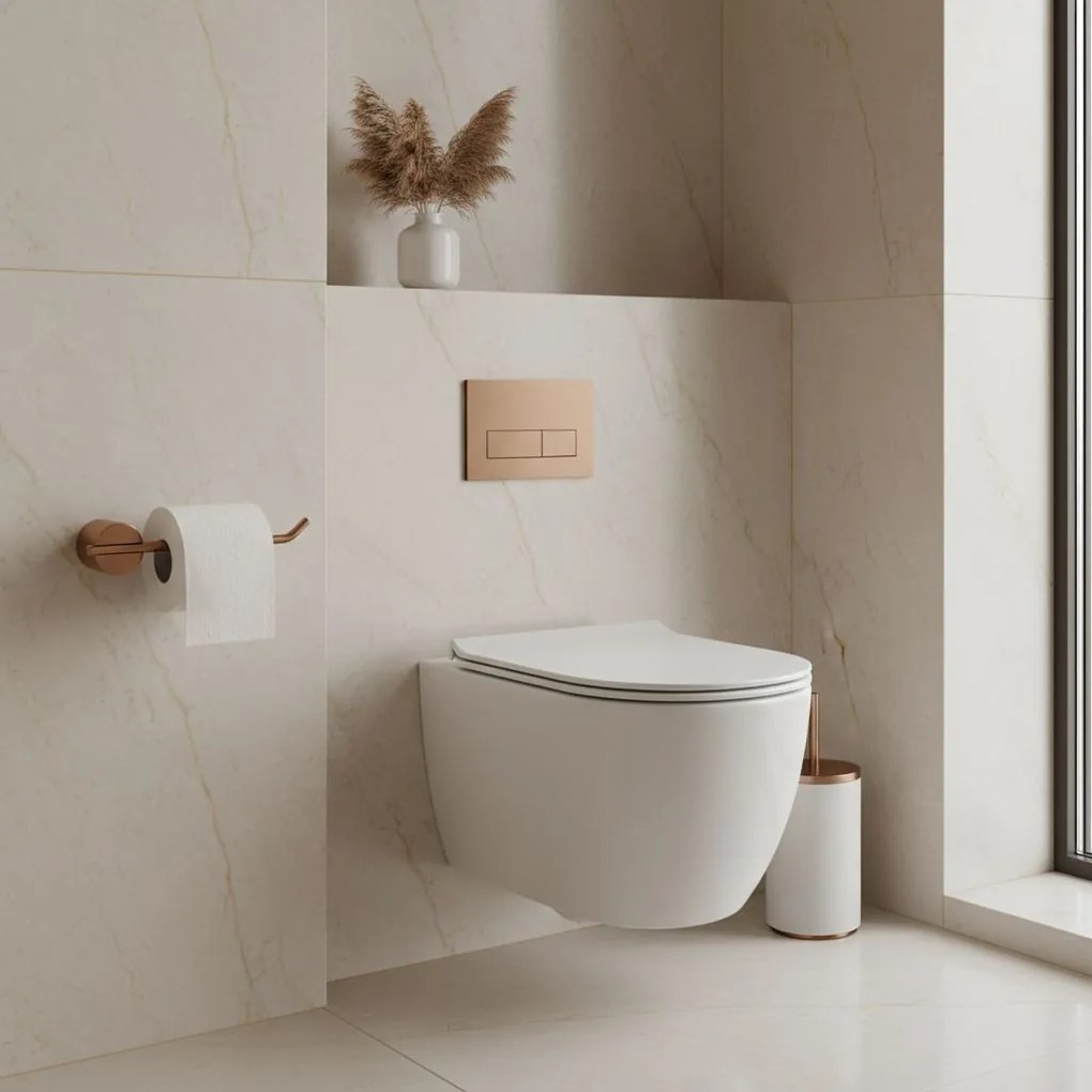 Toiletpapierhouder Tomi 5809 Brush Copper